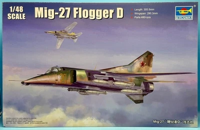 Trompetista 05802 1/48 MiG-27 Flogger D Kit Completo Nuevo Foto 1 de 2
