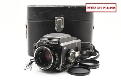 [ESTADO PERFEITO com Estojo] Câmera de Filme Zenza Bronica S2A Nikkor-P 75mm Lente F/2.8 do Japão - Imagem 1 de 4