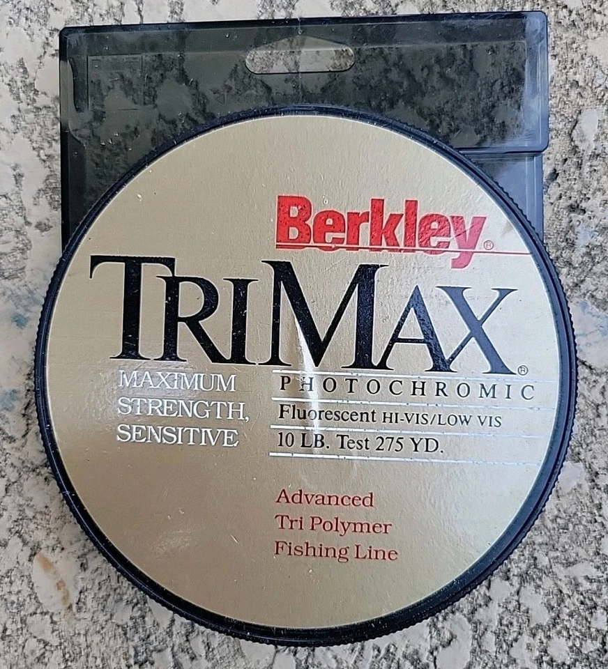 Línea de pesca Berkley TriMax Max fuerza máxima, fotocromática, fluorescente - 10LB 275YD Foto 1 de 3