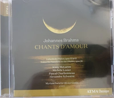 BRAHMS - Chants D’Amour - McLaren / Losier / Farid / Godin CD BRAND NEW! ATMA - Изображение 1 из 2