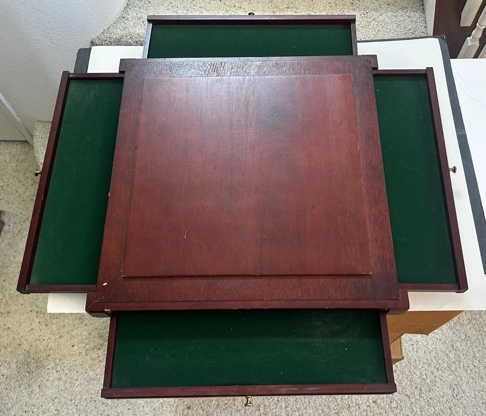 Vintage Franklin Mint Monopoly Collector's Edition Wood Player Drawers - Image 1 of 4