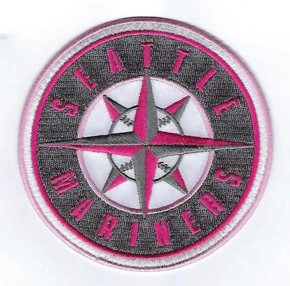 Seattle Mariners Mothers Day Pink Sleeve Jersey Patch - Image 1 of 1
