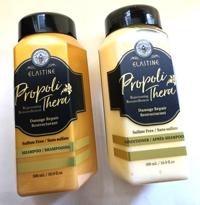 Champú y acondicionador Avon Elastine PropoliThera reparación de daños 16,9 fl oz nuevo en caja Foto 1 de 4