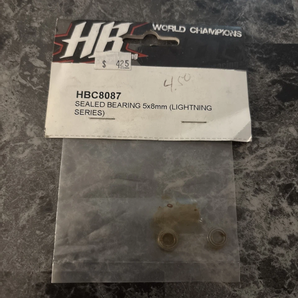 (B4)Hot Bodies 5 x 8mm Sealed  Bearing for Lightning Series HBC8087 HPI - Image 1 of 1