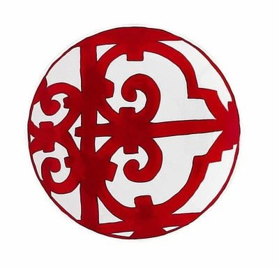 HERMES BALCON DU GUADALQUIVIR PAIR OF NO. 2 BREAD & BUTTER PLATES #P011112P BNIB - Image 1 of 2