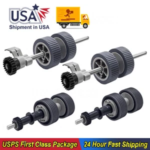 2 Set For Fujitsu Fi-6130Z Fi-6140Z Fi-6230Z Fi-6240Z Pick Brake Roller Kit - Picture 1 of 7