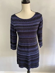 White House Black Market Fair Isles Tunic Sweater Sz M - Picture 1 of 8
