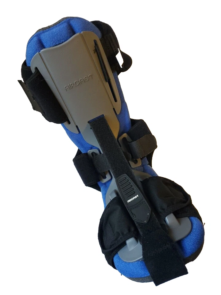 Aircast Dorsal Night Splint 09DL Lrg/XL Black And Blue Foot Brace Set  - Image 1 of 4