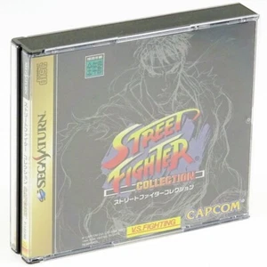 STREET FIGHTER COLLECTION Non-Manual Sega Saturn Japan Import SS NTSC-J Boxed - Picture 1 of 2