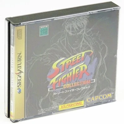 STREET FIGHTER COLLECTION Non-Manual Sega Saturn Japan Import SS NTSC-J Boxed - Image 1 of 2