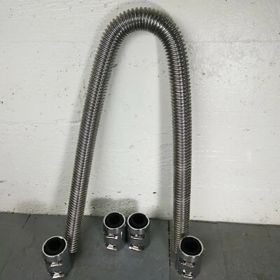 1968 - 1973 Pontiac 48 Stainless Steel SS Radiator Hoses Kit  Foto 1 de 4