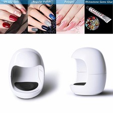 Portable Mini Usb Nail Lamp Uv Led Gel Nail Dryer Cure Pedicure Machine White