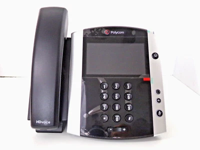Polycom VVX600 Business Phone Black 2201-44600-001 - Image 1 of 4