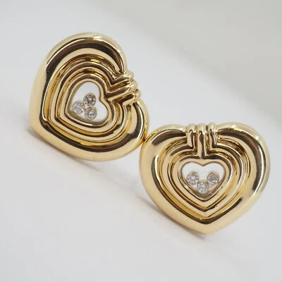 CHOPARD HAPPY DIAMONDS BRILLANT-OHRSCHMUCK IN 750/GOLD insg.0,30ct BRILLANTEN - Bild 1 von 4