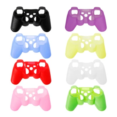 Funda protectora con agarre de goma de silicona para mando Playstation PS3 Foto 1 de 4