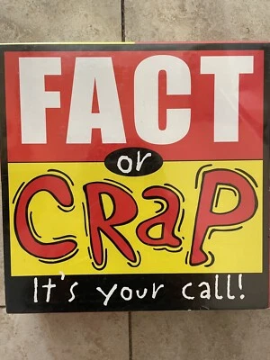 Fact Or Crap It's Your Call Board Game Family Fun University Games New Sealed - Image 1 of 2