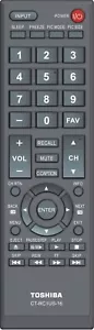 OEM Toshiba CT-RC1US-16 Universal Remote Control for All Toshiba TVs - Picture 1 of 3
