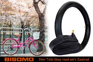 Manguera de bicicleta 26 x 1,75 - 2,125 pulgadas 47/57-559 válvula de coche 40 mm moldeada - Imagen 1 de 4