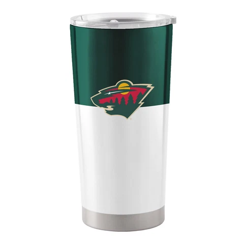 Minnesota Wild 20oz. Colorblock Stainless Steel Tumbler Cover