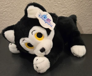 Vintage Pinocchio Figaro Cat Plush and Beanie with Tag 13" Disneyland Resort - Picture 1 of 5