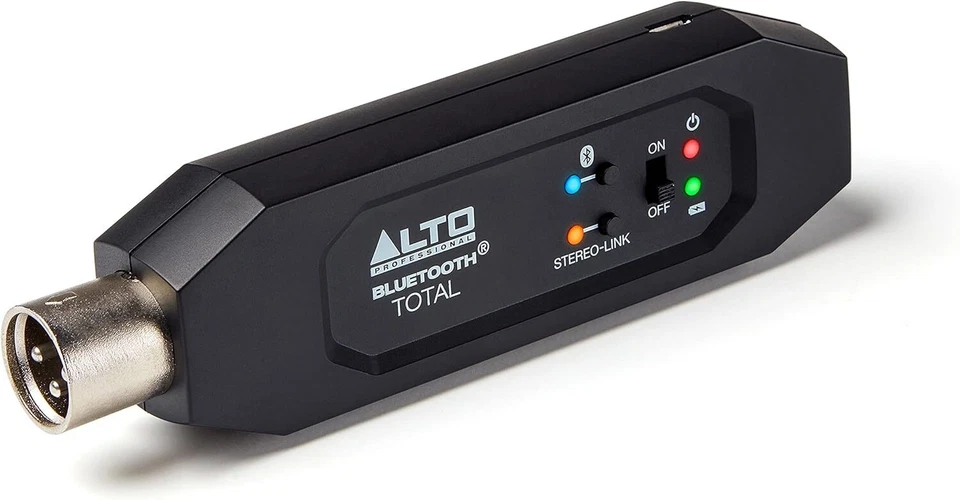 Alto Professional Bluetooth Receiver - XLR Equipped, Rechargeable, Audio Mixer U