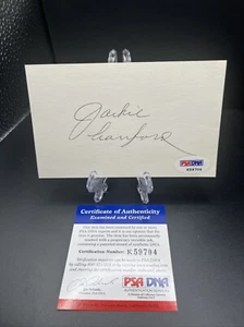 Jackie Cranford Signed Autographed Boxing Index Card-PSA/DNA Cert Lot13407 - Picture 1 of 2