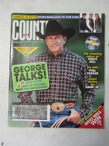 COUNTRY WEEKLY MAGAZINE NOVEMBER 6, 2006 GEORGE STRAIT VINCE GILL PHIL VASSAR - Picture 1 of 2