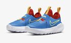 Nike Flex Runner 2 niedrige Größe 3Y Foto blau atomgrün Jungen Turnschuhe Schuhe selten