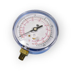MANOMETRO Ø 80 BASSA PRESSIONE 1/8" NPT -1/35 GAS R410A R22 R32 CONDIZIONAMENTO