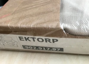 Funda Sillón Ikea Ektorp Ramna Beige Claro 902.917.97 NUEVA/SELLADA - Imagen 1 de 5