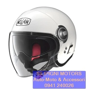 NOLAN N21 VISOR CLASSIC 05 Metal White - Casco Jet Demi-Jet by NolanGroup - Foto 1 di 12