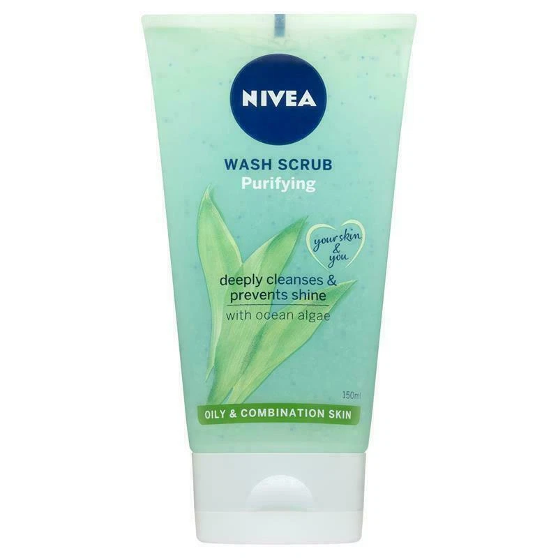 * Nivea Purifying Wash Scrub 150mL Deeply Cleanses & Prevents Shine  - Image 1 of 1