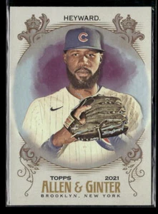 Jason Heyward - 2021 Topps Allen & Ginter Silver Portrait #154 Chicago Cubs - Picture 1 of 2