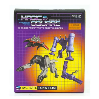 MS-toys MS-B28A Mini-Cassette Tapes Team Rumble Laserbeak Ravage Figure in stock - Image 1 of 4