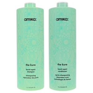 Amika The Kure Bond Repair Shampoo & Conditioner 33.8 oz Duo