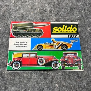 Original Vintage 1977 Solido Diecast 23-Page Catalog - Picture 1 of 18