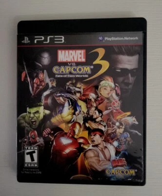 Marvel vs Capcom 3: Fate of the Universe PS3 Game  Manual Tested - Image 1 of 3