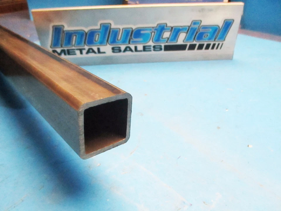 Tubo cuadrado de acero 1-1/4" x 1-1/4" x 60"-largo x 0,120" pared-- 1,250" x 0,120" pared Foto 1 de 1