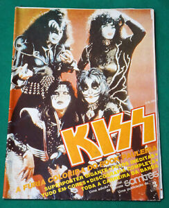 Kiss - The Elder - Brazil 1984 - Super Poster History Magazine 1st ed