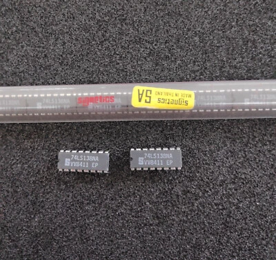 10 Stück/pcs N74LS138NA SIGNETICS DIP16 Decoder/Multiplexer 74LS138 74LS138NA - Bild 1 von 2