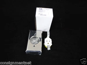 Hubbell HBL 5235 15A 125V Erdungsuhr Aufhänger Buchse 5-15R, neu - Bild 1 von 6