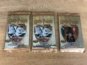 Harry Potter TCG CCG 3x VERSIEGELTE BOOSTERPACKS WOTC 2001 (2) - Bild 1 von 4