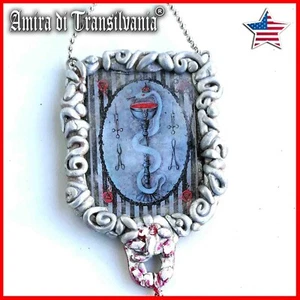 Asclepion Talisman Protection for Health Medicine Symbol Pendant Magic Amulet - Picture 1 of 24