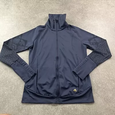 Women’s Adidas Climalite Celtic Blue Full Zip Activewear Jacket Track UK 12-14 • 34.16€