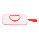 Portable Baby Wipe Holder with Lid for Stroller or Car - Red-PE
