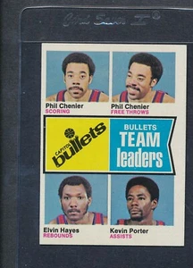 1974/75 Topps #098 Bullets Team Leaders NM *1045 - Picture 1 of 1