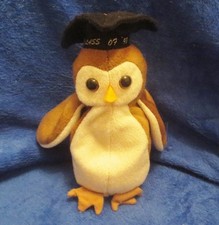 Ty Beanie Baby Wise the Graduation Owl No Tag