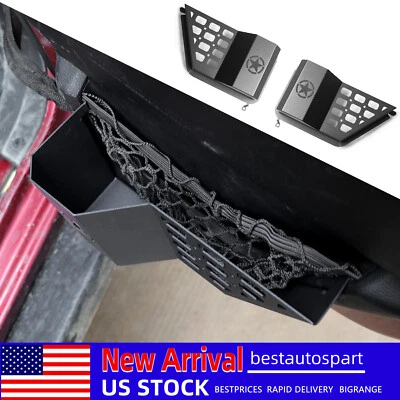 2PCS Rear Door Organizer Tray Storage Box For Jeep Wrangler JK 2012-2011 2/4Door Foto 1 de 4