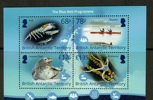 2021 BAT Marine Animals Stamps Blue Belt Programme Seals Brittlestar SHEETLET MN - Picture 1 of 1