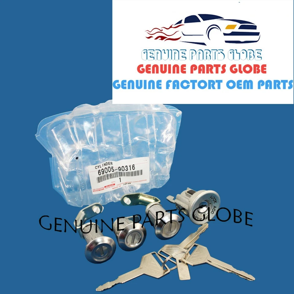 GENUINE OEM TOYOTA LAND CRUISER BJ42 FJ40 IGNITION CYLINDER LOCK W/KEYS SET - Image 1 of 1